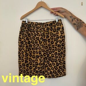 Lauren Ralph Lauren Leopard Skirt